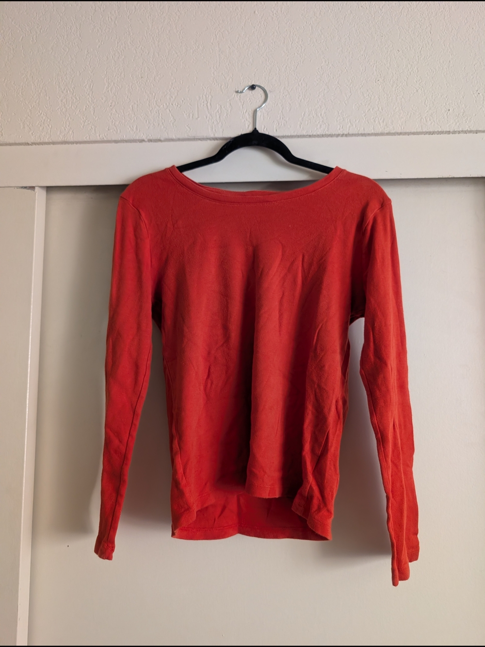 Brandy Melville Red Long Sleeve Tee